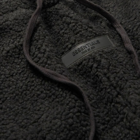 Fear Of God Essentials slim fit logo appliqued fleece sweatpants Gray Medium - Picture 5 of 14